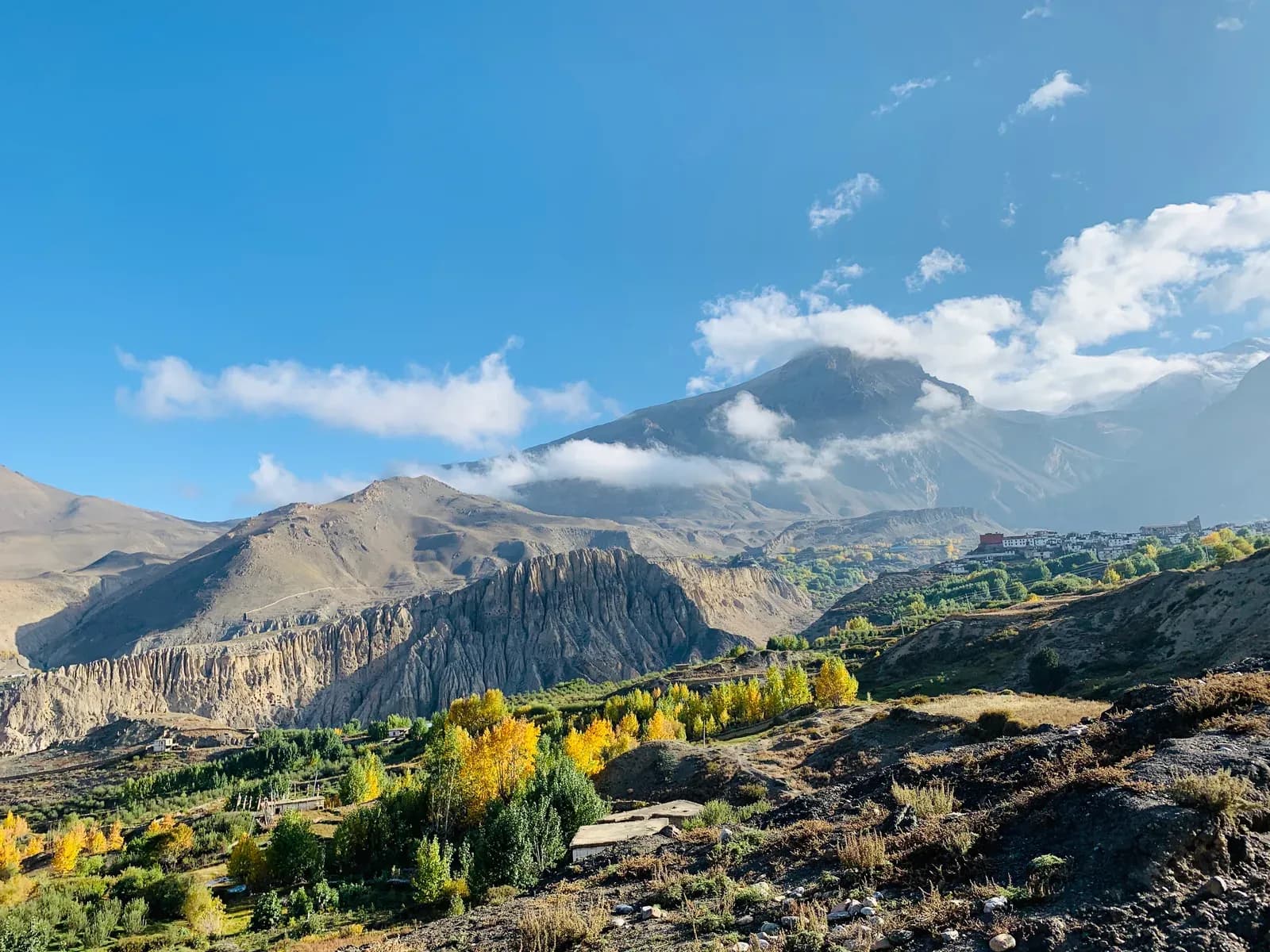 Kagbeni village at the gateway to Upper Mustang in Nepal.