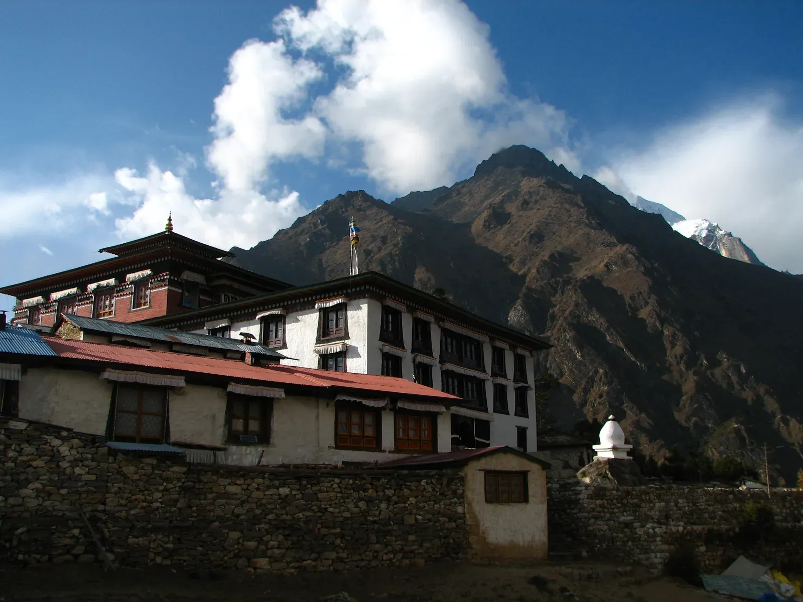Tengboche Monastery on the Everest Base Camp trek in Nepal.